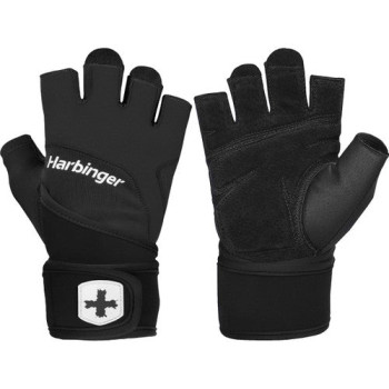 Harbinger Unisex's - Training Wristwrap Gloves 2.0 - Black
